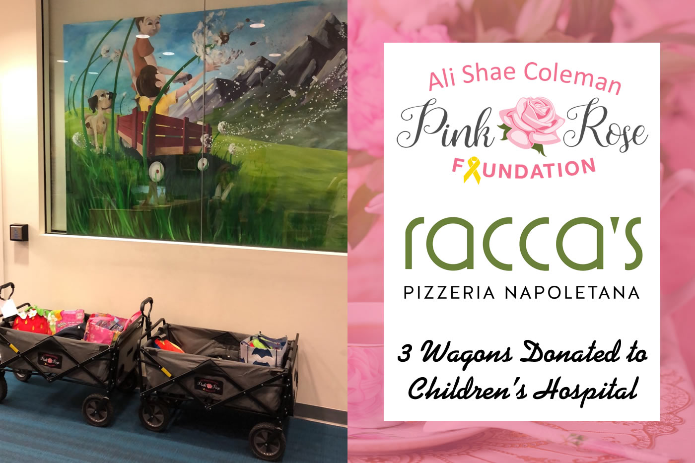 Pink Rose Foundation Wagon Donation